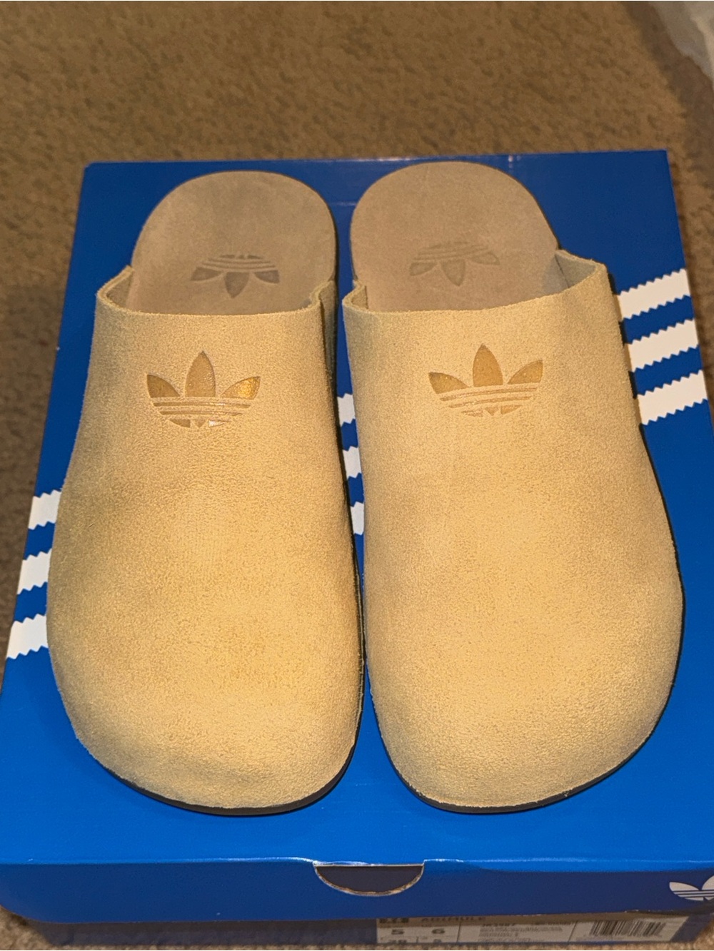 Never worn Adidas- Adimule logo mules